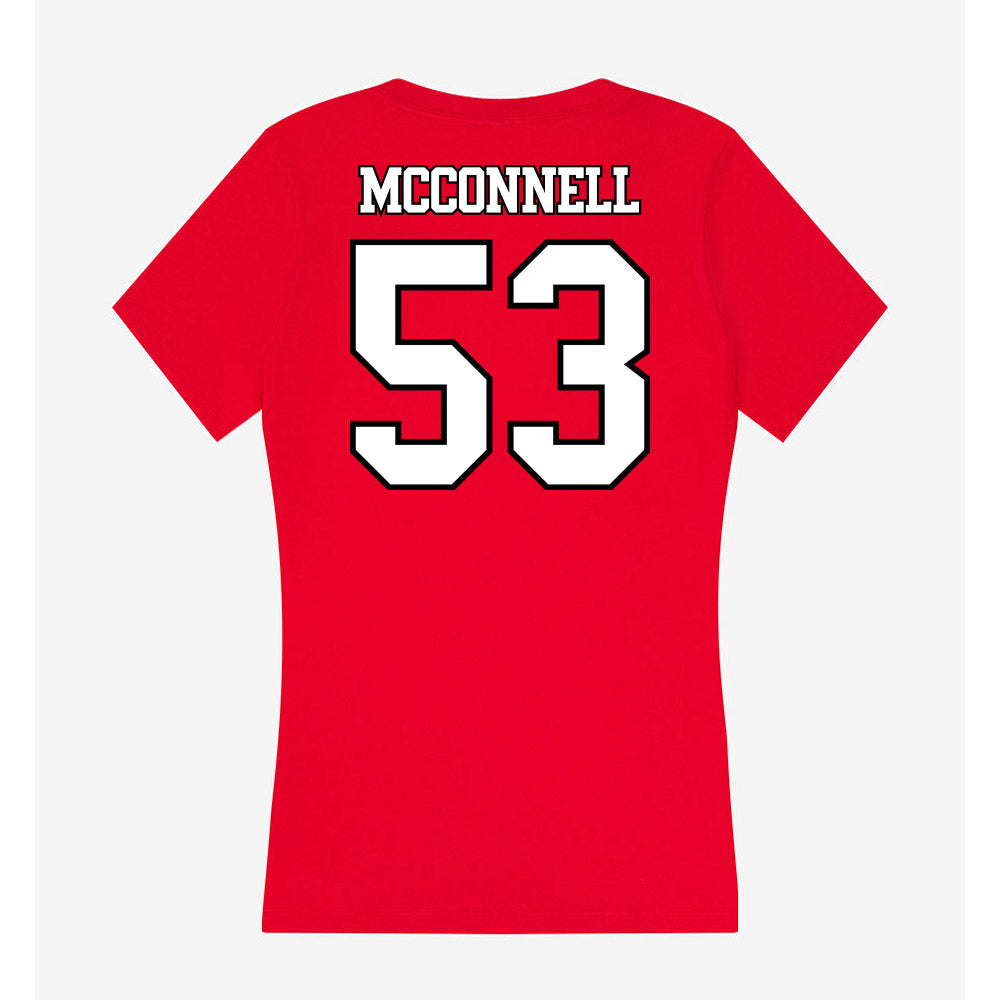 Maryland - NCAA Football : Kellen McConnell - Women's V-Neck T-Shirt-1