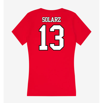 Maryland - NCAA Softball : Gracelyn Solarz - Women's V-Neck T-Shirt-1