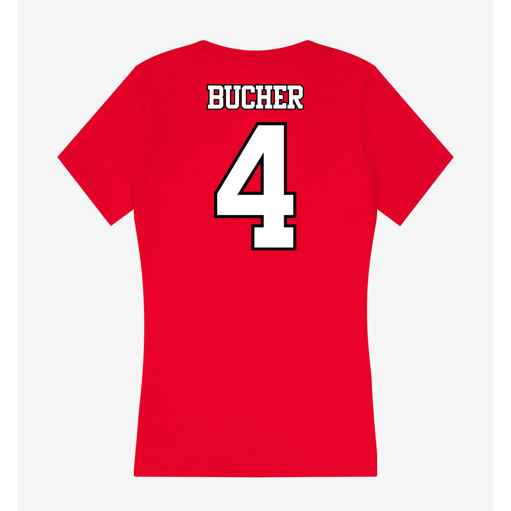 Maryland - NCAA Softball : Keira Bucher - Women's V-Neck T-Shirt-1