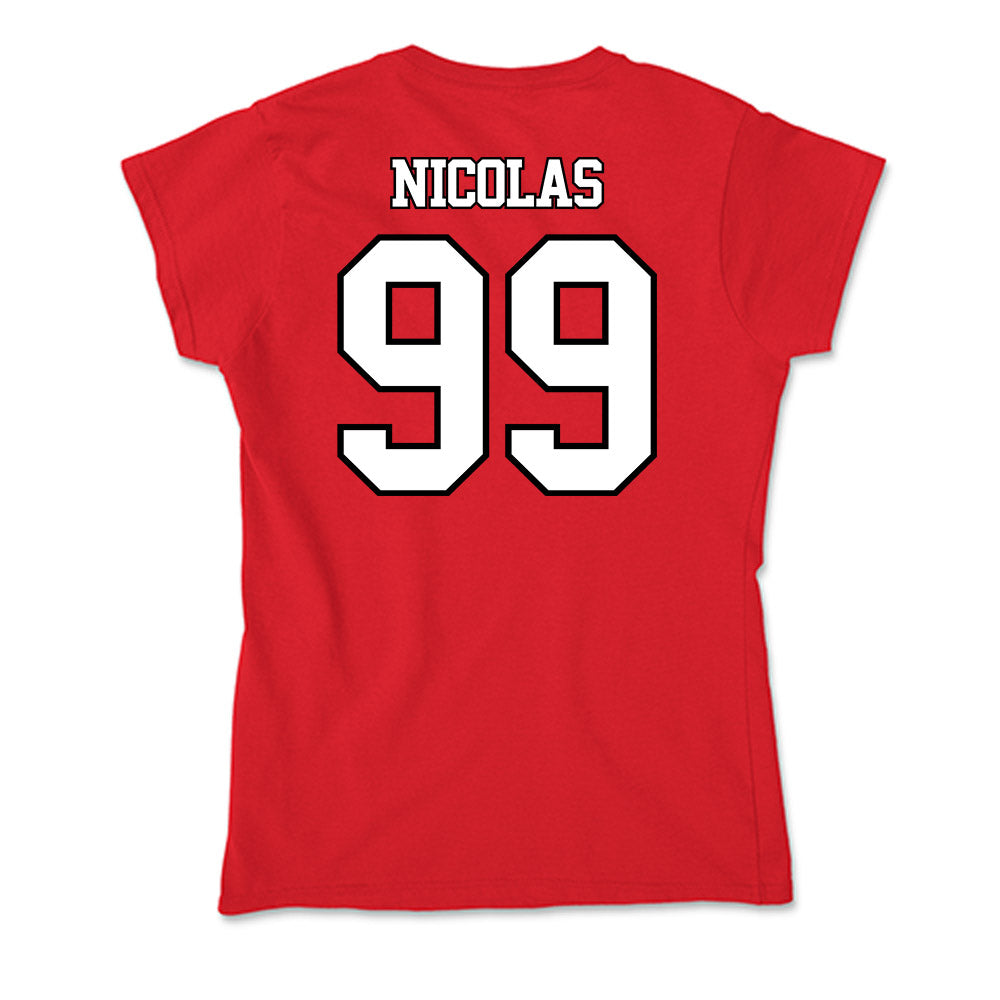 Maryland - NCAA Football : Dimitry Nicolas - Soft Style Women’s T-Shirt-1