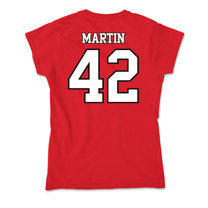 Maryland - NCAA Baseball : Brayden Martin - Soft Style Women’s T-Shirt-1