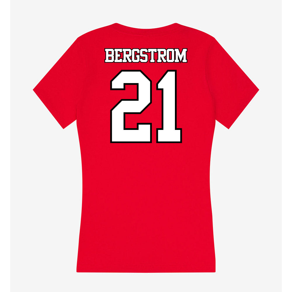 Maryland - NCAA Women's Lacrosse : Toby Bergstrom - Women's V-Neck T-Shirt-1
