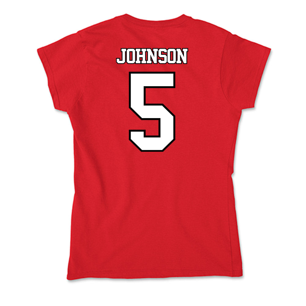 Maryland - NCAA Baseball : Andrew Johnson - Soft Style Women’s T-Shirt-1