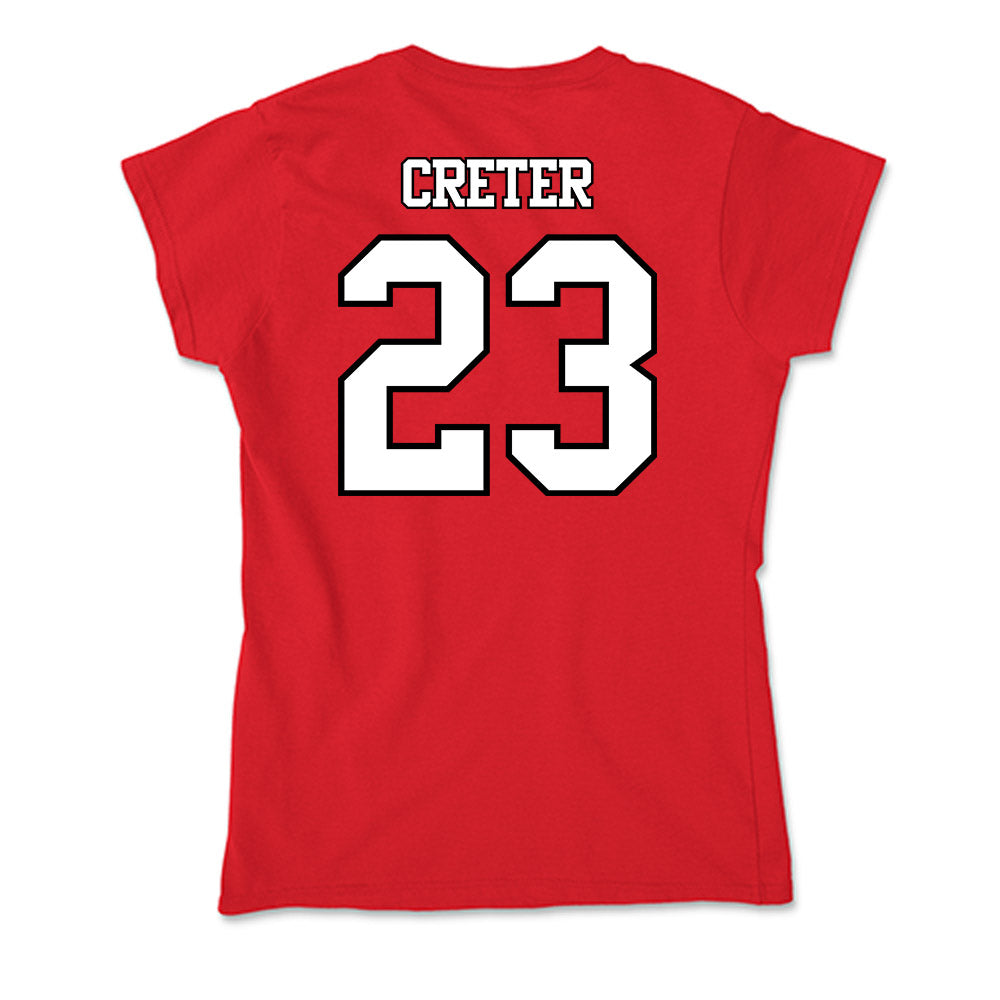 Maryland - NCAA Men's Lacrosse : Sean Creter - Soft Style Women’s T-Shirt-1