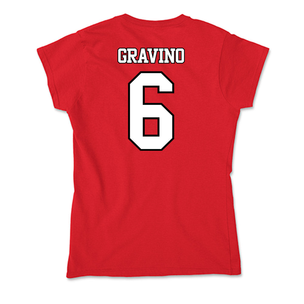 Maryland - NCAA Men's Lacrosse : Thomas Gravino - Soft Style Women’s T-Shirt-1
