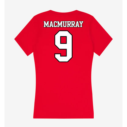 Maryland - NCAA Women's Lacrosse : Megan MacMurray - Women's V-Neck T-Shirt-1