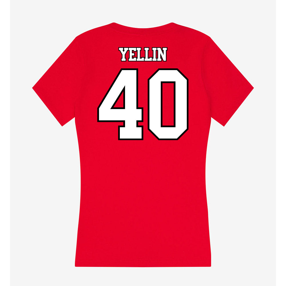 Maryland - NCAA Baseball : Quinn Yellin - Women's V-Neck T-Shirt-1