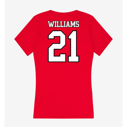 Maryland - NCAA Football : Sean Williams - Women's V-Neck T-Shirt-1