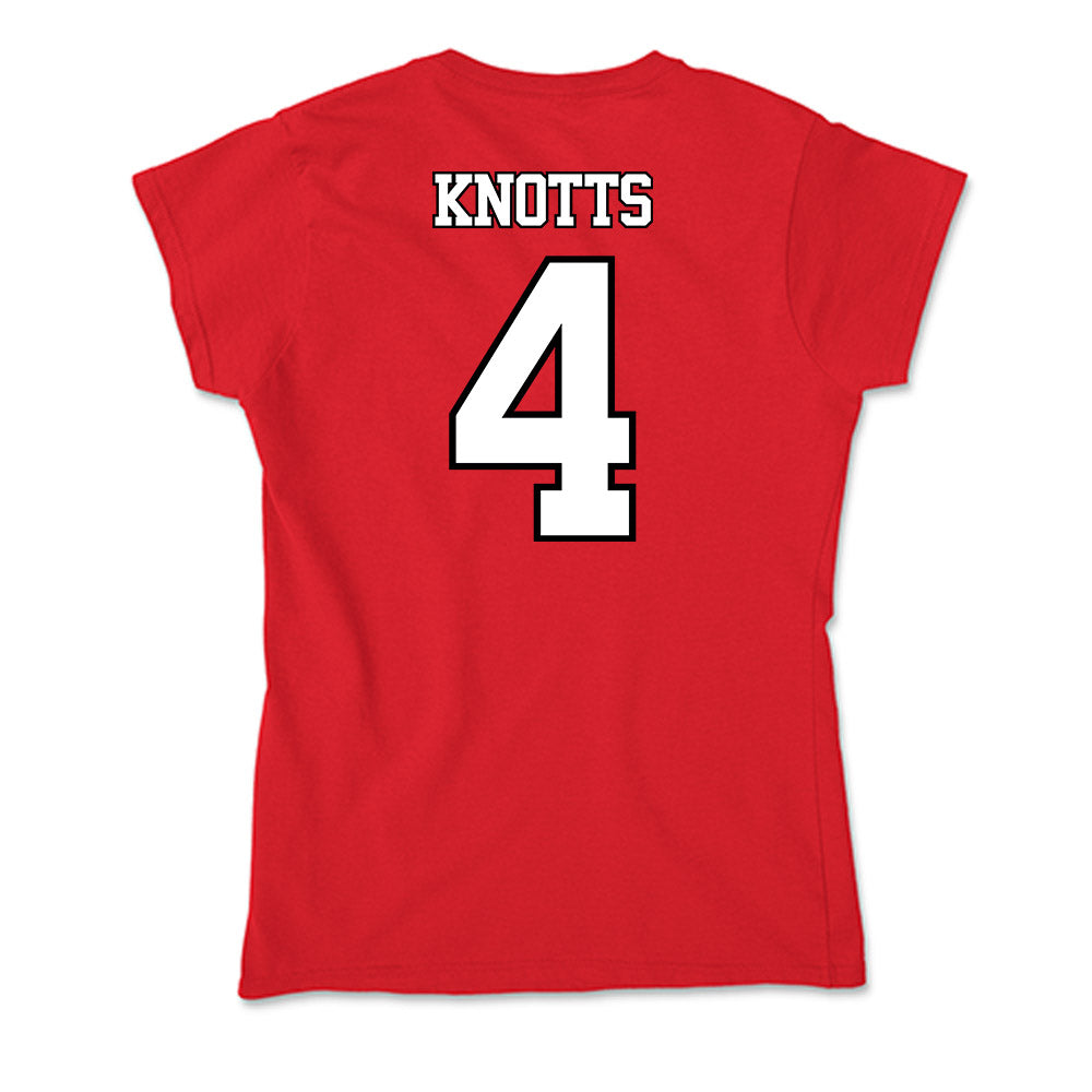 Maryland - NCAA Football : Shaleak Knotts - Soft Style Women’s T-Shirt-1