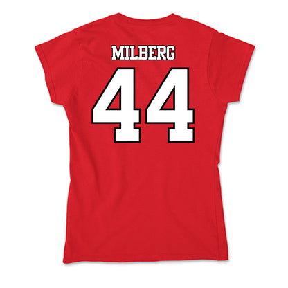 Maryland - NCAA Baseball : Devin Milberg - Soft Style Women’s T-Shirt-1