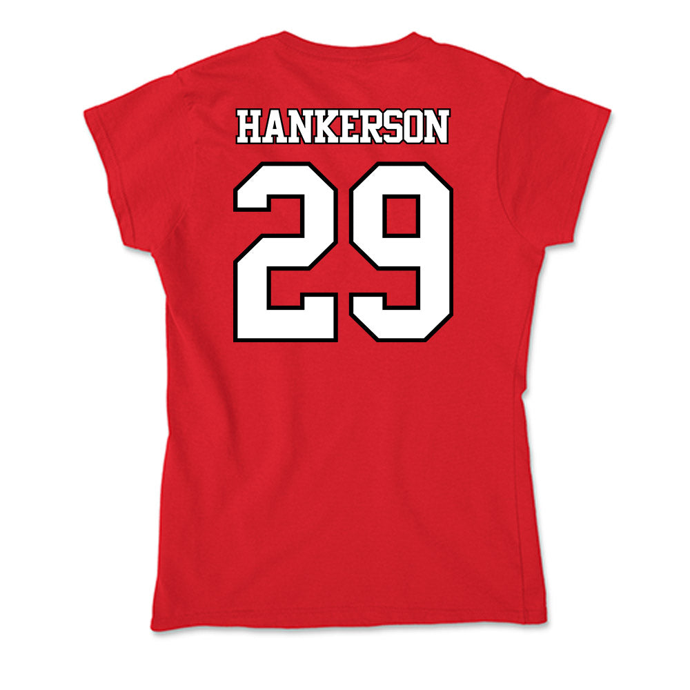 Maryland - NCAA Baseball : EJ Hankerson - Soft Style Women’s T-Shirt-1