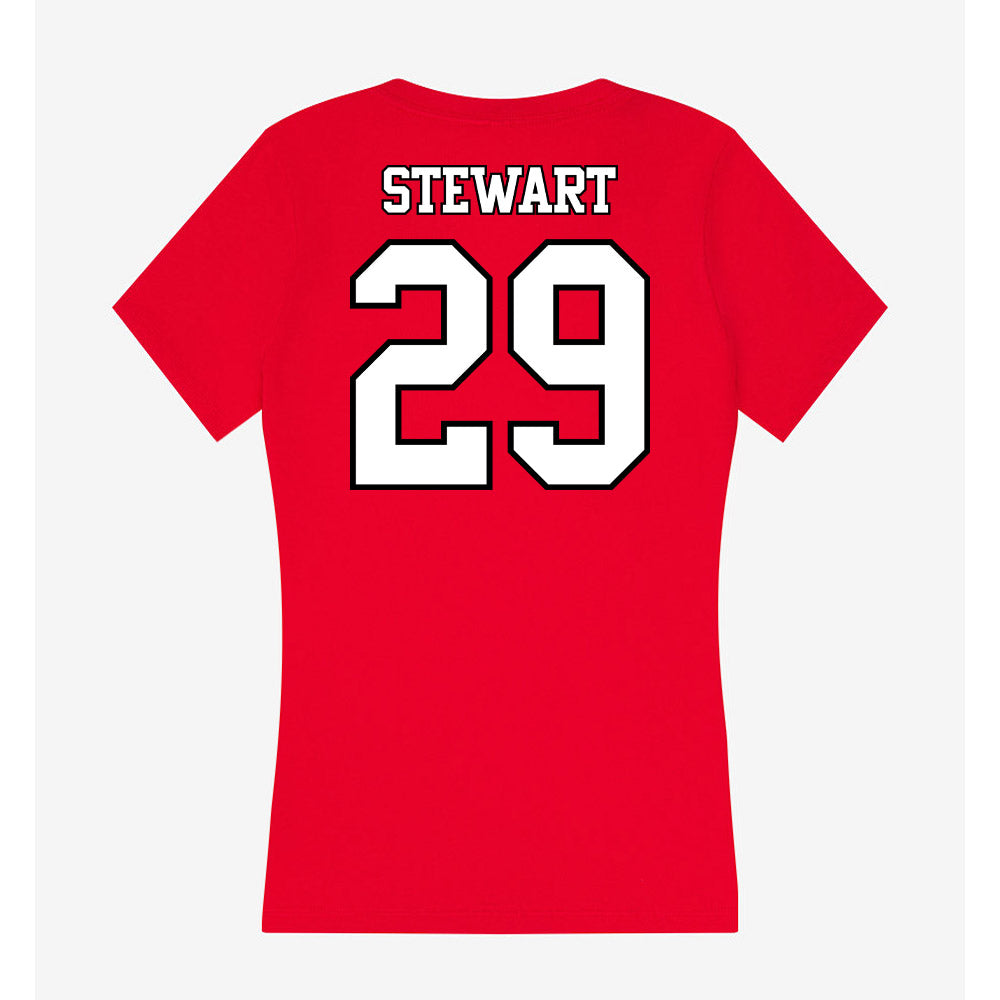 Maryland - NCAA Football : Sidney Stewart - Women's V-Neck T-Shirt-1