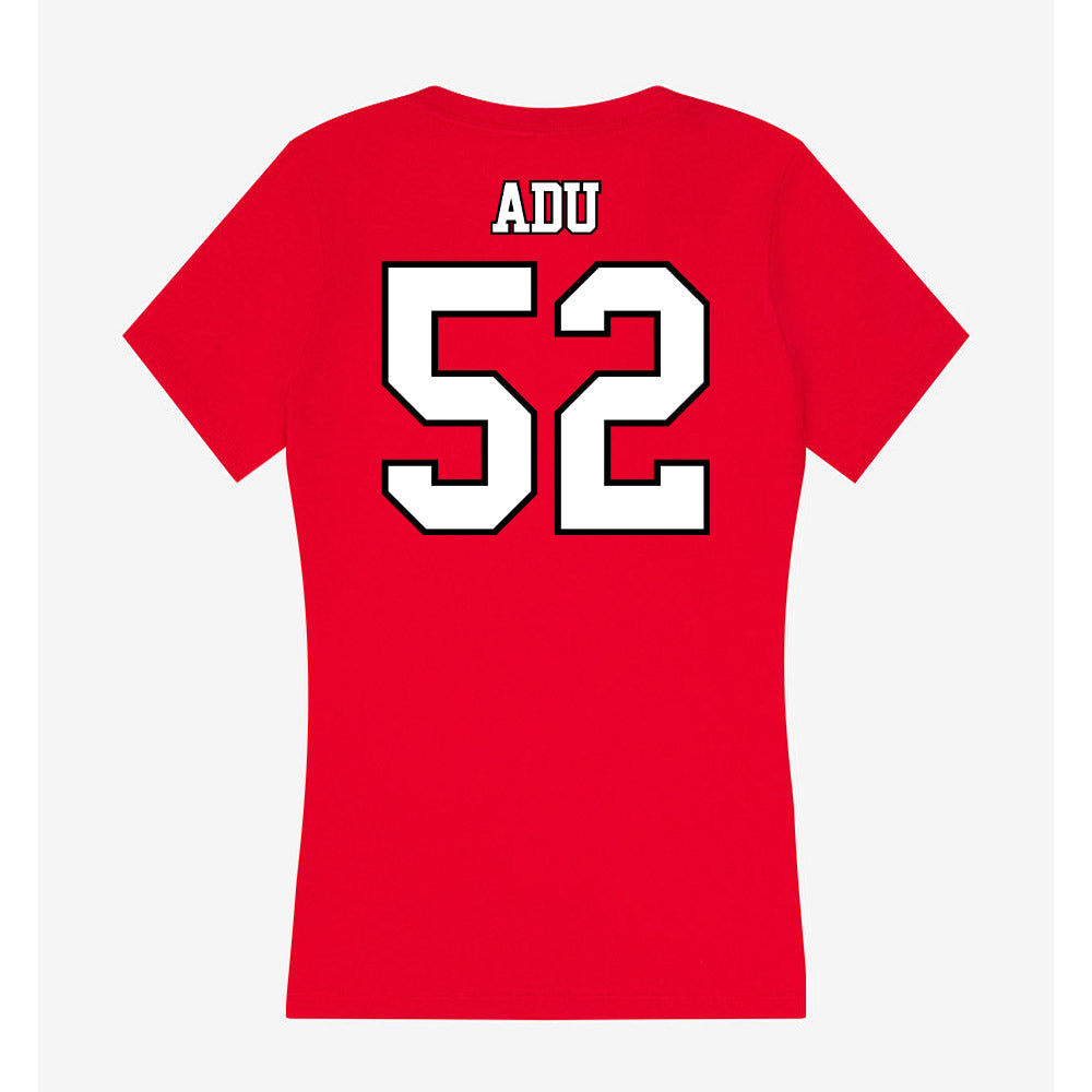 Maryland - NCAA Football : Samuel Adu - Women's V-Neck T-Shirt-1