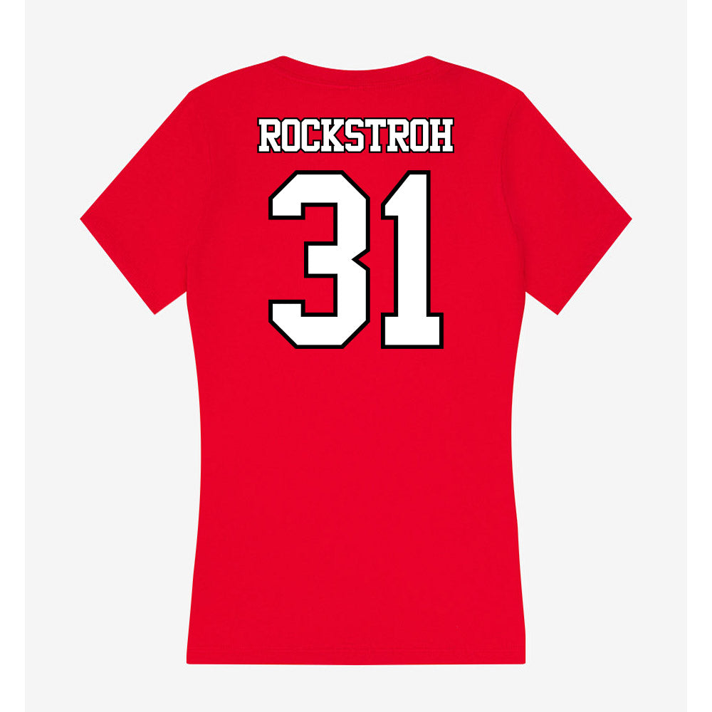 Maryland - NCAA Women's Lacrosse : Olivia Rockstroh - Women's V-Neck T-Shirt-1