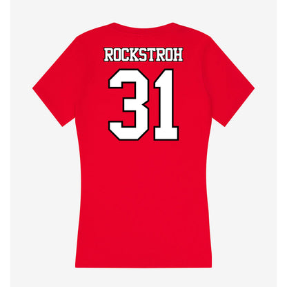 Maryland - NCAA Women's Lacrosse : Olivia Rockstroh - Women's V-Neck T-Shirt-1
