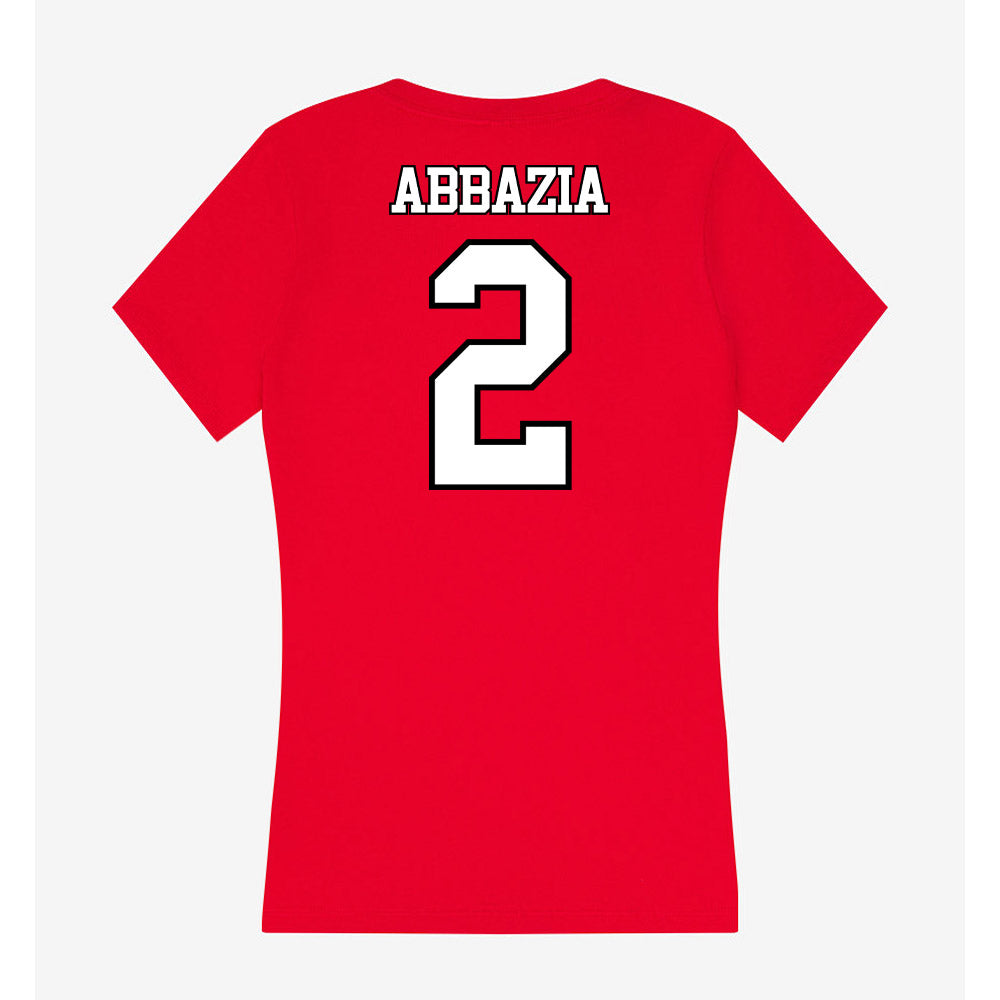 Maryland - NCAA Women's Lacrosse : Emma Abbazia - Women's V-Neck T-Shirt-1