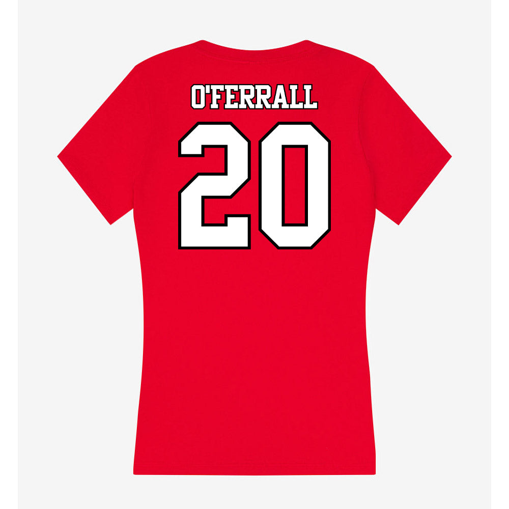 Maryland - NCAA Women's Lacrosse : Neve O'Ferrall - Women's V-Neck T-Shirt-1