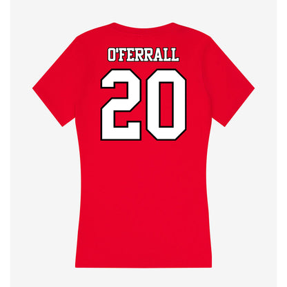 Maryland - NCAA Women's Lacrosse : Neve O'Ferrall - Women's V-Neck T-Shirt-1