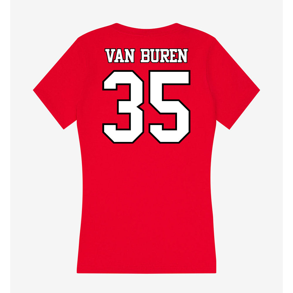 Maryland - NCAA Baseball : Ryan Van Buren - Women's V-Neck T-Shirt-1