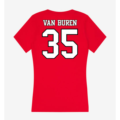 Maryland - NCAA Baseball : Ryan Van Buren - Women's V-Neck T-Shirt-1