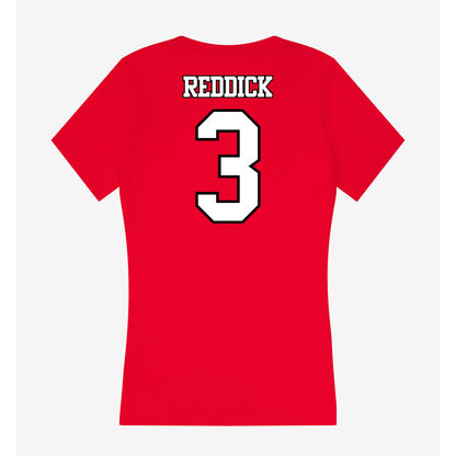 Maryland - NCAA Football : Trey Reddick - Women's V-Neck T-Shirt-1