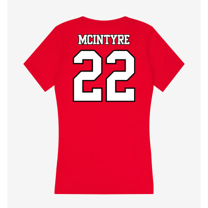 Maryland - NCAA Women's Soccer : Lisa McIntyre - Women's V-Neck T-Shirt-1