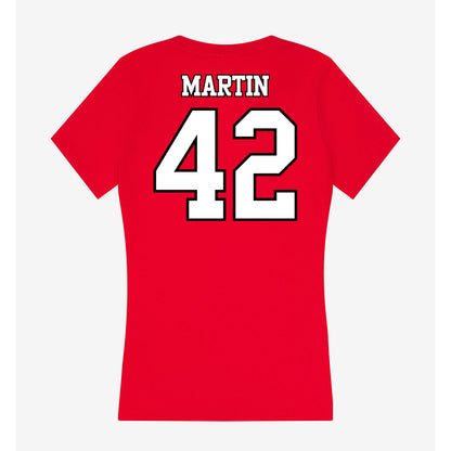 Maryland - NCAA Baseball : Brayden Martin - Women's V-Neck T-Shirt-1