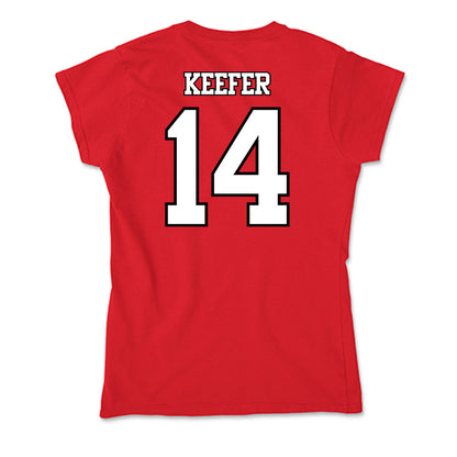 Maryland - NCAA Baseball : Luke Keefer - Soft Style Women’s T-Shirt-1