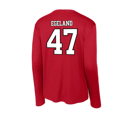 Maryland - NCAA Women's Soccer : Ellie Egeland - Activewear Long Sleeve T-Shirt-1