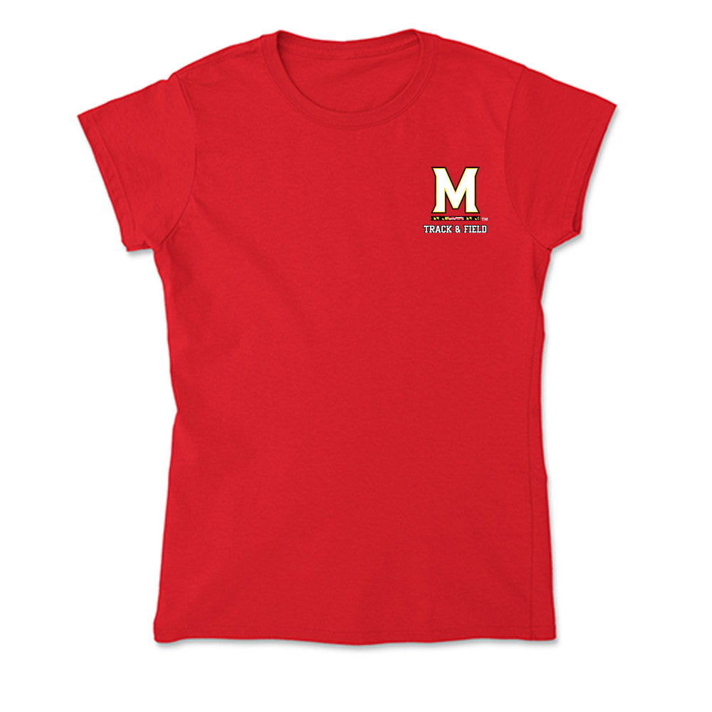 Maryland - NCAA Men's Track & Field : Sean Whitfield - Soft Style Women’s T-Shirt-0