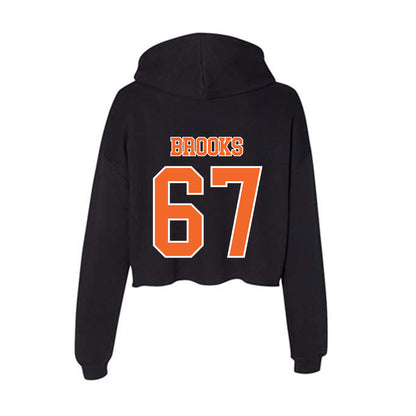 Clemson - NCAA Football : Nathan Brooks - Women's Crop Fleece Hoodie-1