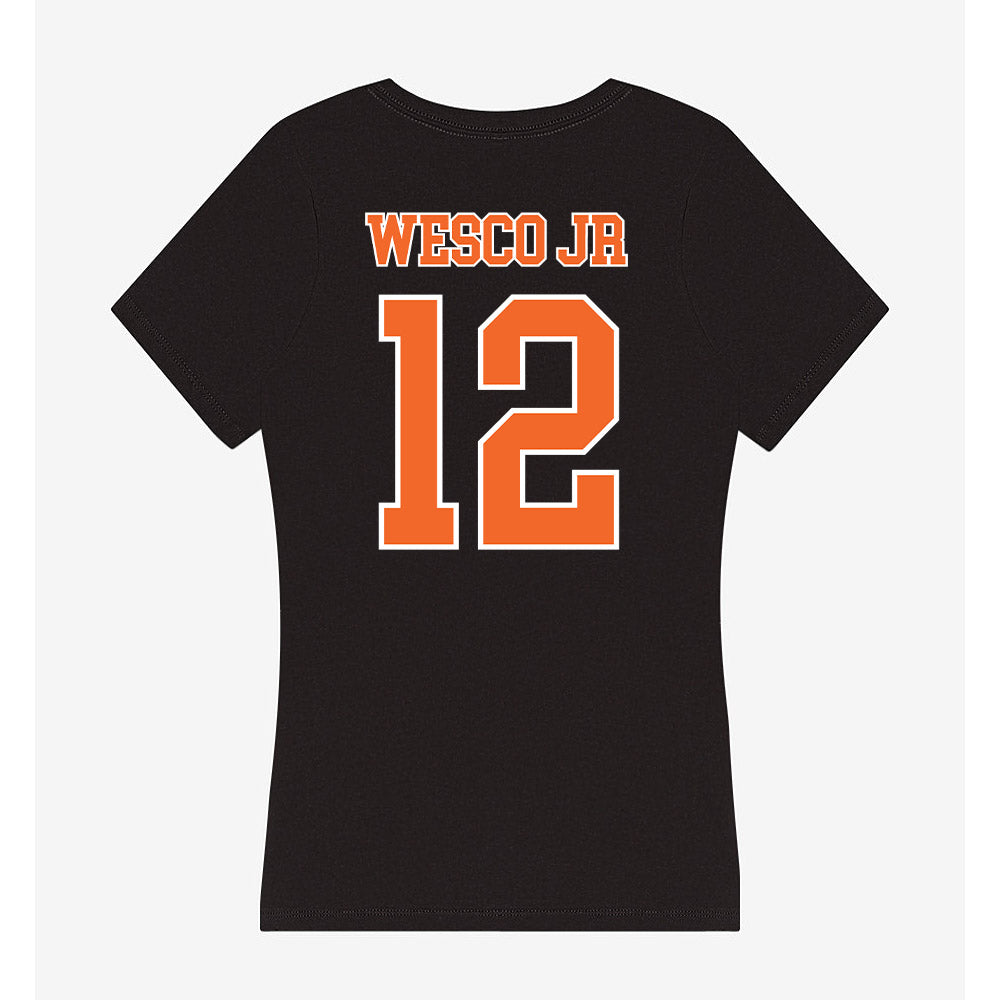 Clemson - NCAA Football : Bryant Wesco Jr - Women's V-Neck T-Shirt-1