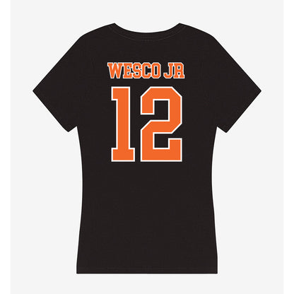 Clemson - NCAA Football : Bryant Wesco Jr - Women's V-Neck T-Shirt-1