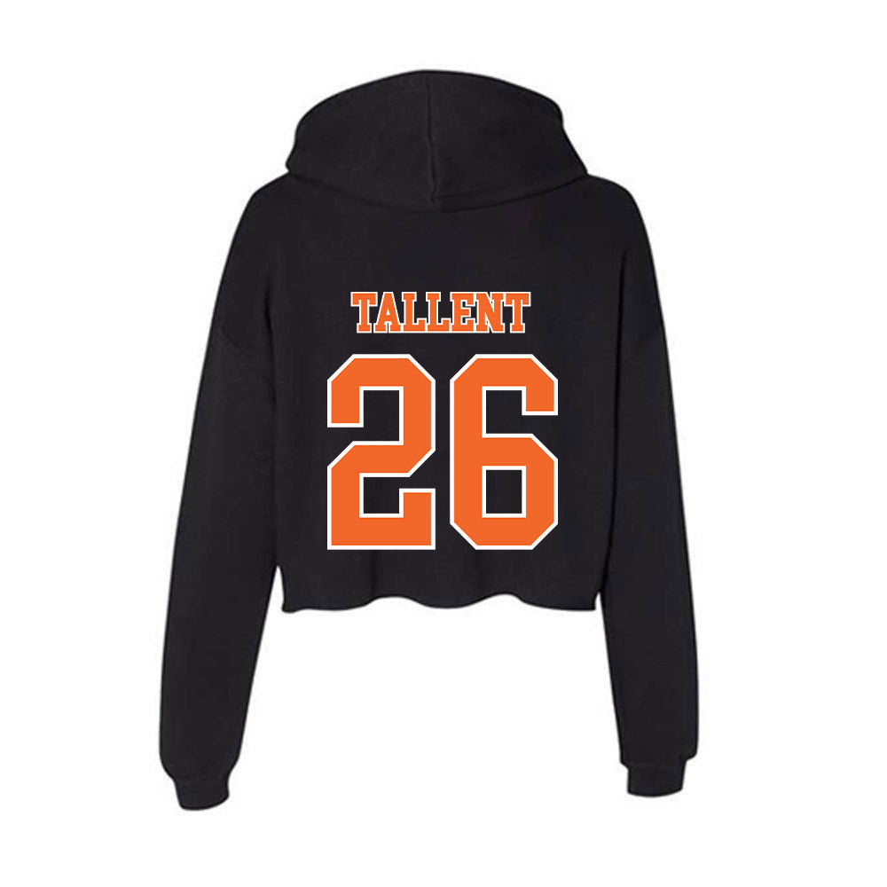 Clemson - NCAA Baseball : Casey Tallent - Women's Crop Fleece Hoodie-1