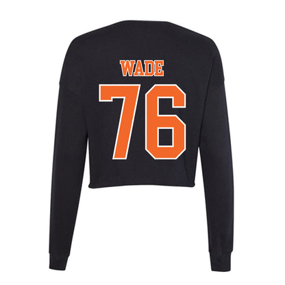 Clemson - NCAA Football : Mason Wade - Women's Cropped Crew Fleece-1