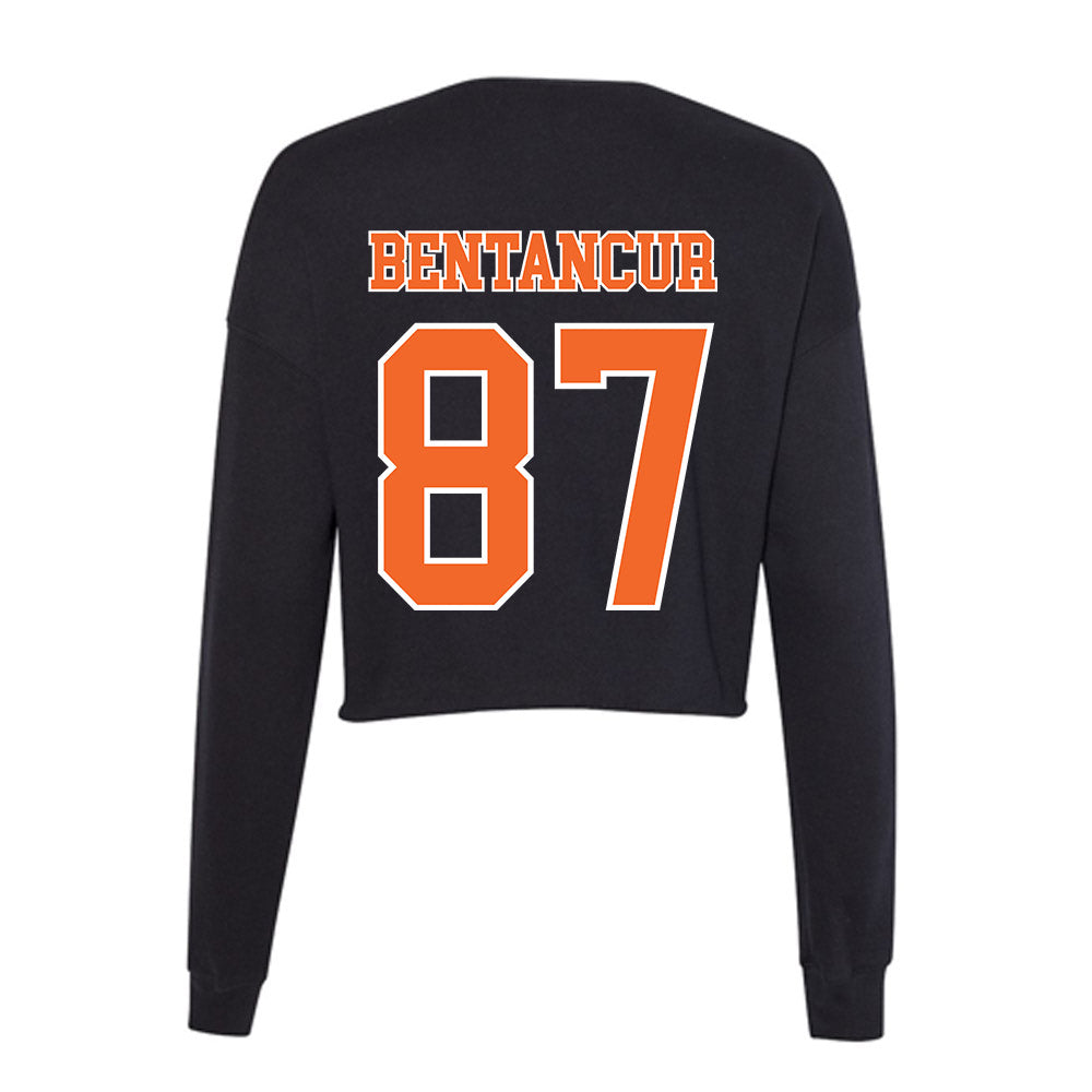 Clemson - NCAA Football : Christian Bentancur - Women's Cropped Crew Fleece-1