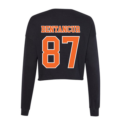 Clemson - NCAA Football : Christian Bentancur - Women's Cropped Crew Fleece-1