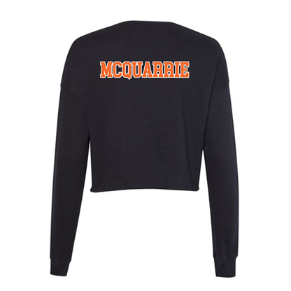 Clemson - NCAA Cheerleading : Chelsea McQuarrie - Women's Cropped Crew Fleece-1