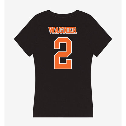 Clemson - NCAA Women's Volleyball : Kennedy Wagner - Women's V-Neck T-Shirt-1