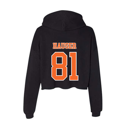 Clemson - NCAA Football : Nolan Hauser - Women's Crop Fleece Hoodie-1