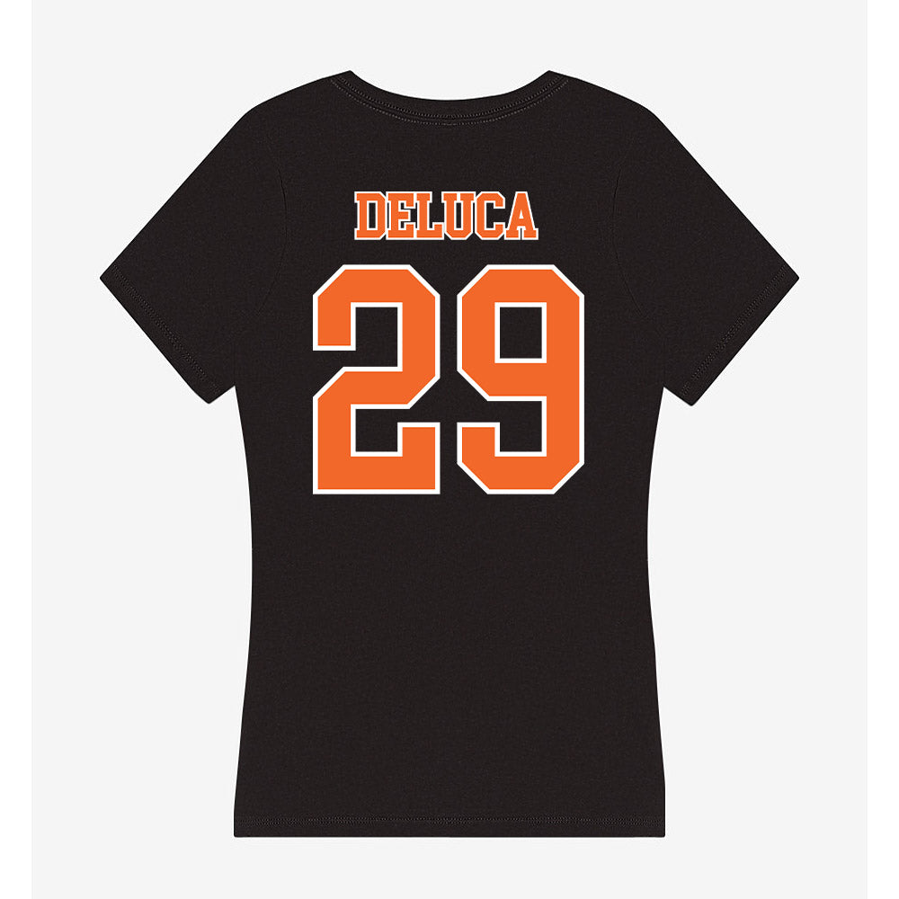 Clemson - NCAA Women's Lacrosse : Tessa DeLuca - Women's V-Neck T-Shirt-1