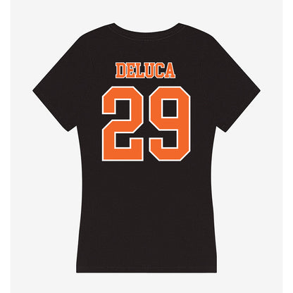 Clemson - NCAA Women's Lacrosse : Tessa DeLuca - Women's V-Neck T-Shirt-1