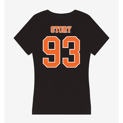 Clemson - NCAA Football : Caden Story - Women's V-Neck T-Shirt-1