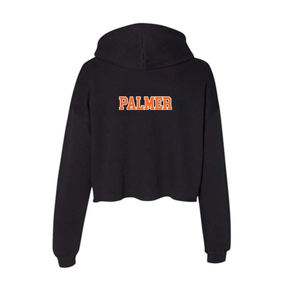 Clemson - NCAA Men's Track & Field : Isaiah Palmer - Women's Crop Fleece Hoodie-1