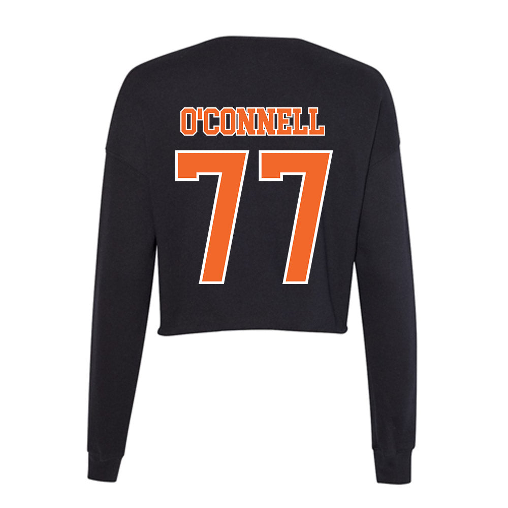 Clemson - NCAA Football : Ronan O'Connell - Women's Cropped Crew Fleece-1