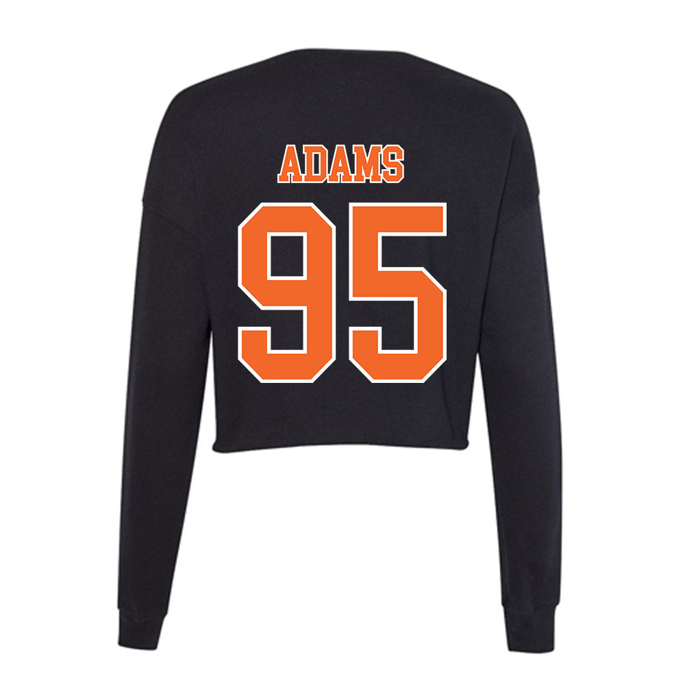 Clemson - NCAA Football : Amare Adams - Women's Cropped Crew Fleece-1