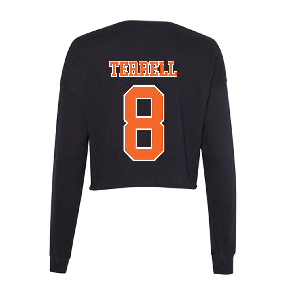 Clemson - NCAA Football : Avieon Terrell - Women's Cropped Crew Fleece-1