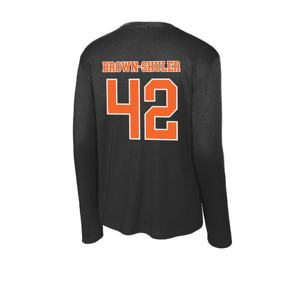 Clemson - NCAA Football : Hevin Brown-Shuler - Activewear Long Sleeve T-Shirt-1