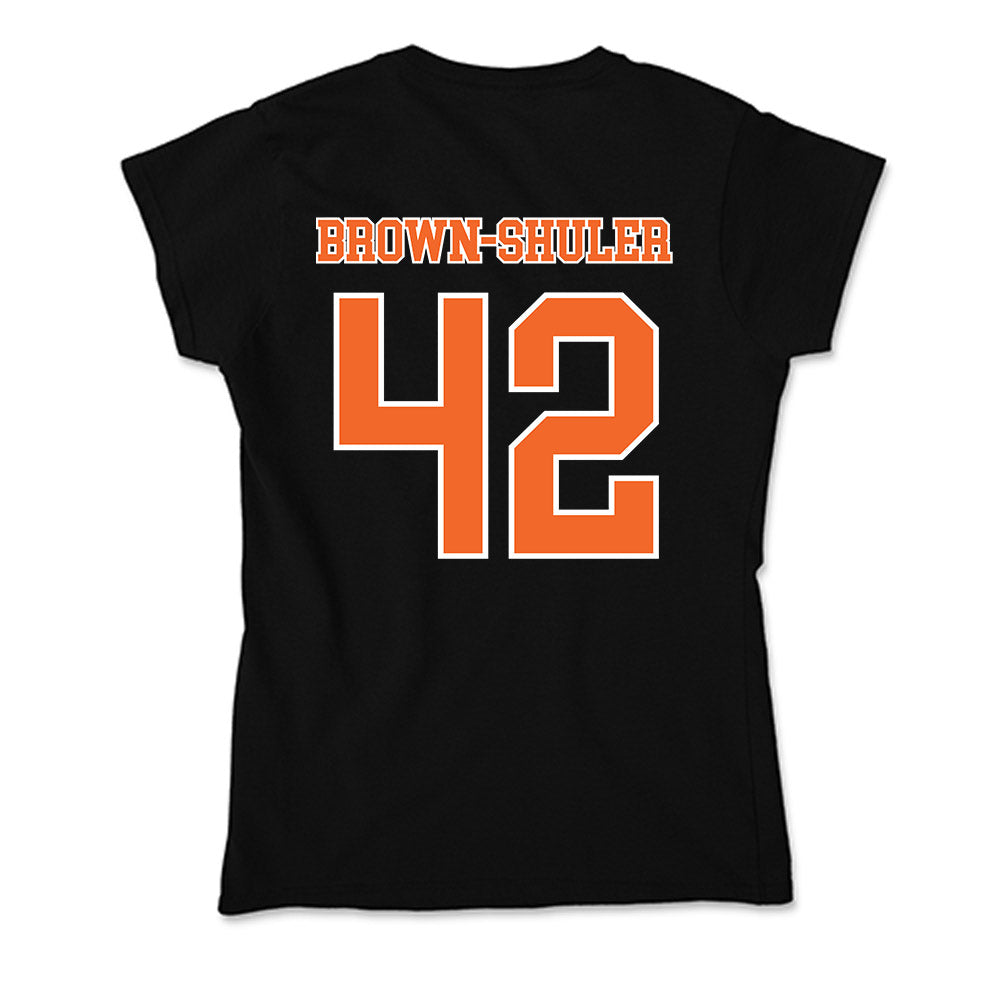 Clemson - NCAA Football : Hevin Brown-Shuler - Soft Style Women’s T-Shirt-1