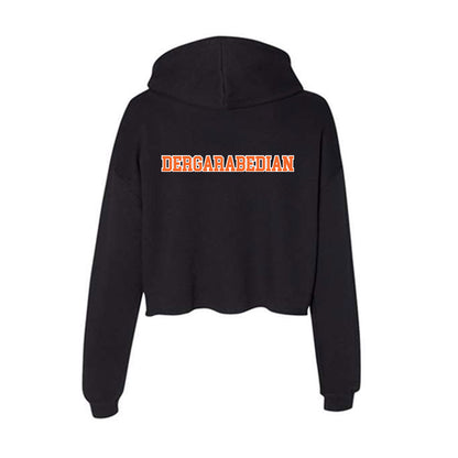 Clemson - NCAA Women's Rowing : Addison DerGarabedian - Women's Crop Fleece Hoodie-1